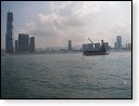 Pohled z trajektu na Kowloon